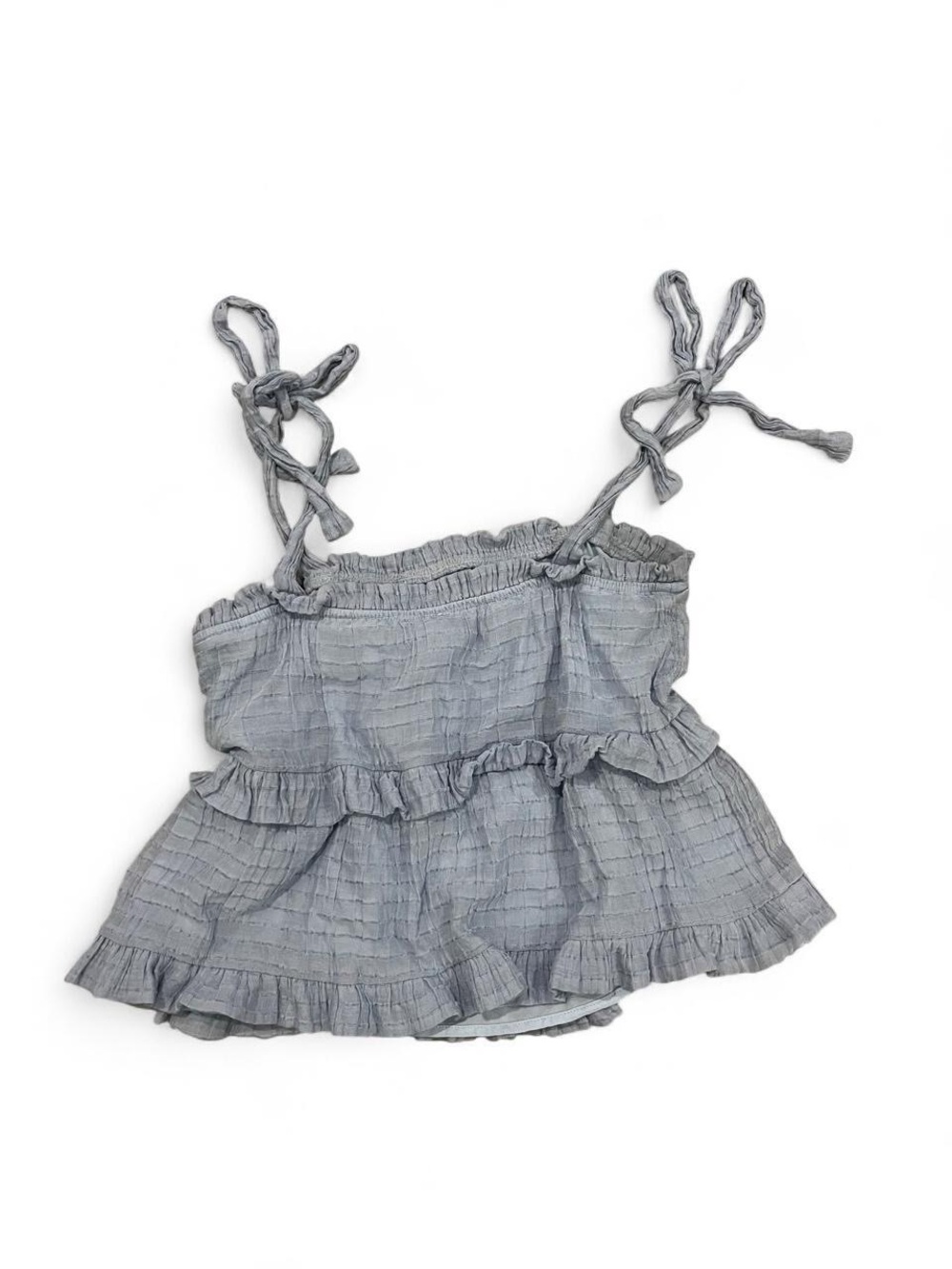 Le Lis Soft Gray Ruffle Cami - Picture 4 of 5